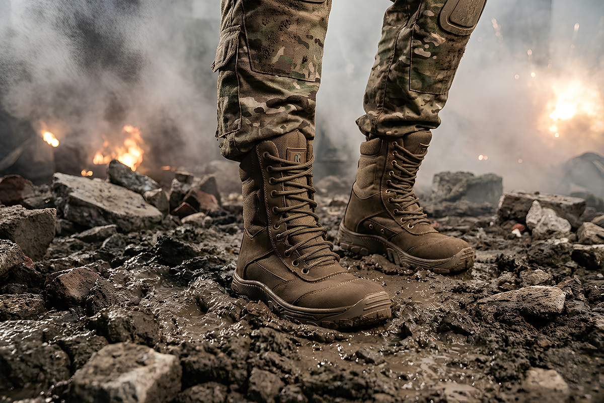 Coturno Cedro Coyote: padrão Exército Brasileiro no seu pé