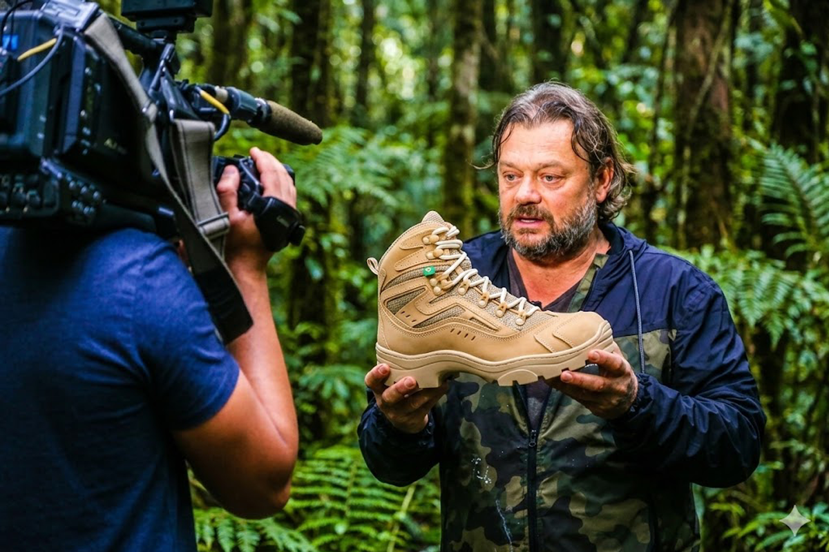 Bota do Richard Amazônia Kaluci: feita para explorar sem limites