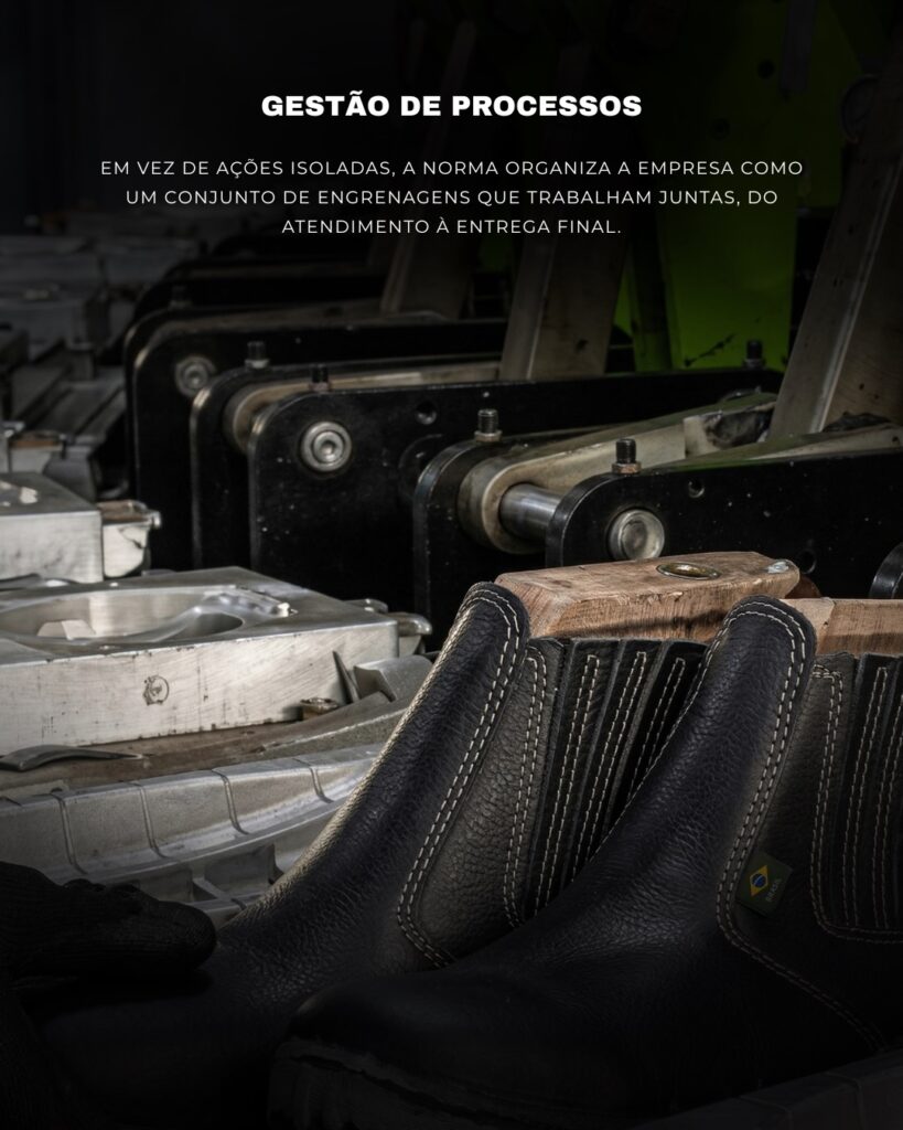 Botas com ISO 9001: qualidade real para cada missão