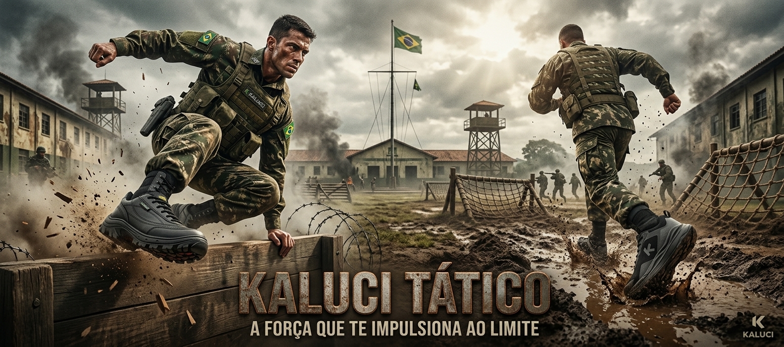 Tênis tático militar: mobilidade, resistência e desempenho em missão